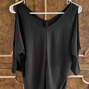 a silk off the shoulder semi-professional shirt/Brand-simply styled by sears (S)